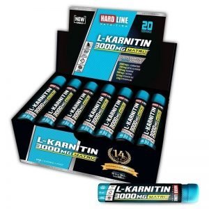 Hardline L-Karnitin Matrix 3000 Mg. 20 Ampül